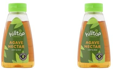 Hilltop Agave Nectar - Organic - Squeezy Bottle - 330g (Pack of 2)