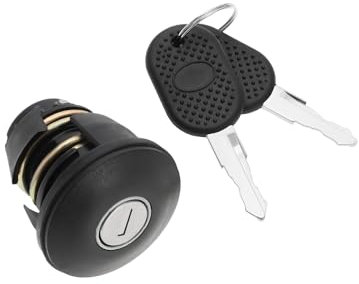 Be In Your Mind Tapa del Tanque de Combustible del Automóvil Tapa de Combustible Bloqueable con 2 Llaves 5899119 46576969 Compatible con Fiat 126 Cinquecento Panda Tapa de Combustible Tanque