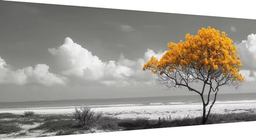Qiaoqoo 5D Diamond Painting Landschaft, DIY Diamant Painting Bilder Baum, Diamand Painting Erwachsene Groß xxl, Kinder Diamant kunst Set mit Diamond Painting Zubehör, Home Wand Décor 150x60cm