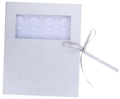 Healeved Papier-wimpernbox Verpackungsbox Für Künstliche Wimpern Aufbewahrungsbox Mit Tablett Für Wimpern Wimpernhalter Wimpernetui