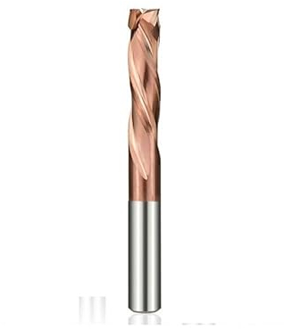1pc Kompressionsfräser for Metall Aluminium Schneiden 1/8-12mm Schaft UP DOWN Cut CNC Fräser 3 Flute Hartmetall Schaftfräser(10x35x85mm)