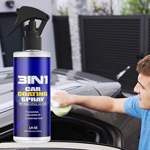 Spray De Recubrimiento De Automóviles - Recubrimiento Rápido Para Automóvil | Auto Spray Cera | Reubicación De De Superficie De Pintura De Cera Para La Mano Para Shine & Protection | Líquido L