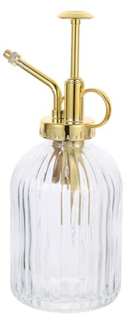 Flacone Spray per Piante in Vetro 350ml Vintage Pompa | Flusso Preciso, per Piante Sospese e Tavolo, Uso Domestico Indoor, Stile Retrò Unico