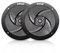 Pyle Marine Speakers Waterproof 2-Way Outdoor Audio System 13cm, 180W Power, Low-Profile Slim Design, Weather-Resistant Stereo Sound for Boat, ATV, UTV & More – Pair (Black)