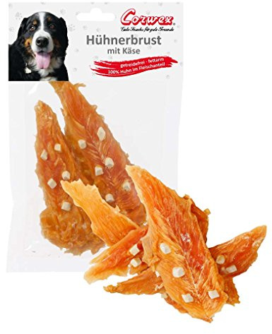 Corwex Hundesnack Hühnerbrust mit Käse (12 x 70g)