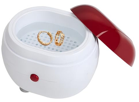 CAILI Ultrasonic Cleaning Machine, Mini Jewelry Jewellery Cleaner, Multi-Purpose Cleaner, Suitable for Jewelry, Glasses, Watches, Rings, Coins, Dentures, A Wide Range of Applications.