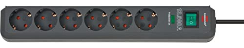 Brennenstuhl 1208510 Garant Bretec FI IP44-Enrollacables (Cable de 25 m, con Enchufe Protector Personal, para Uso Permanente en Exteriores, Fabricado en Alemania), Azul