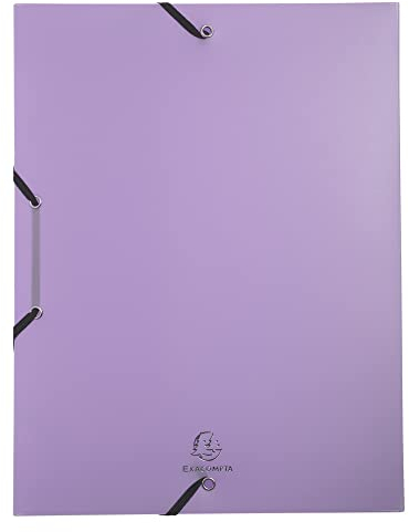 Exacompta 59279E Premium Sammelbox mit Gummizug 40 mm breit aus extra starkem Kunststoff für DIN A4 Archivbox Heftbox Dokumentenbox Sammelmappe 1 Stück Zufallsfarbe