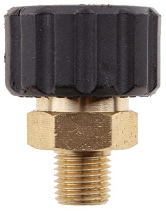 Männlicher 1/4 zu Weiblicher M22x1.5mm Buchse 14mm Loch Hochdruckscheibe Anschluss