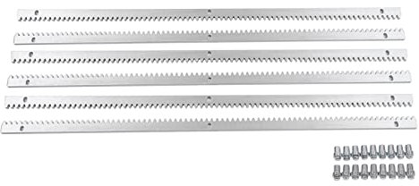 biniliubi Corredera Garaje Basculante Kit De Accionamiento Puerta Corrediza Carril Bastidores Rejilla Galvanizada Cremallera Dentada Para MotorizacióN Corredera Accesorio Estante Rackgate