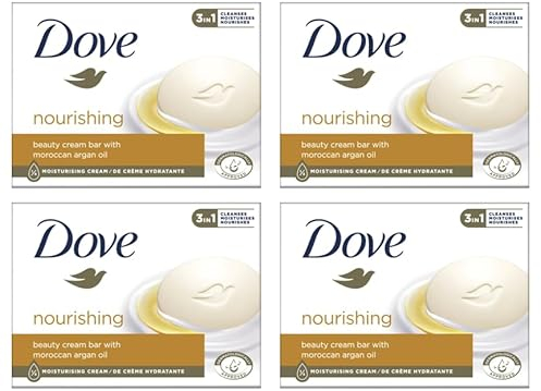 Dove Seife Nourishing Soap Bar (4 x 90 g)