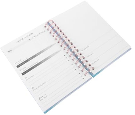 HAPINARY Fitness-tagebuch Trainingsplaner Notizbuch Für Frauen Männer Gewichtheber Übungs-tagebuch Fitnessstudio-notizbuch Tragbarer Planer Tagesplaner Fitness-notizblock