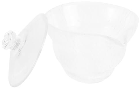 Ciieeo Hammered Glass Teacup and Tea Distributor Set Handmade Household Tea Cup Glass Tearoom Set Suitable for Home and Office Brewing