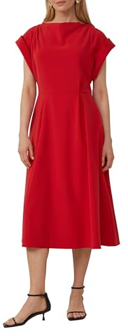 s.Oliver Midikleid mit Turn-up-Ärmeln