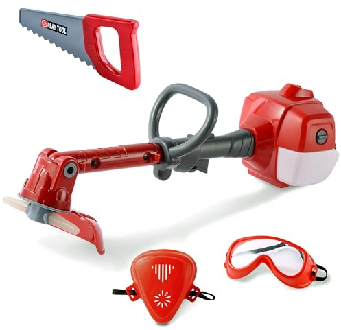 Toy Choi's Rasentrimmer Kinder - Power Construction Spielwerkzeug Kinder Trimmer, Draußen So tun als ob, Spiel Garten Spielzeug mit Lichtton, pädagogisches Geschenk Kind Kleinkind Werkzeug Set