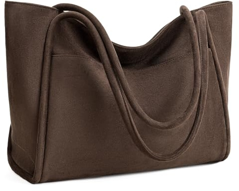GAEKEAO Handtasche Damen Groß Shopper Tasche Tote Bag Schultertasche Wasserdichte Laptoptasche PU Leder mit Reißverschluss Innentasche Schultertaschen Arbeitstasche Reisetasche