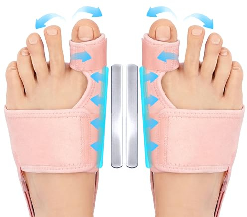 2x Hallux Valgus Korrektur Schiene Zehenbegradigung, Hallux Valgus Bandage