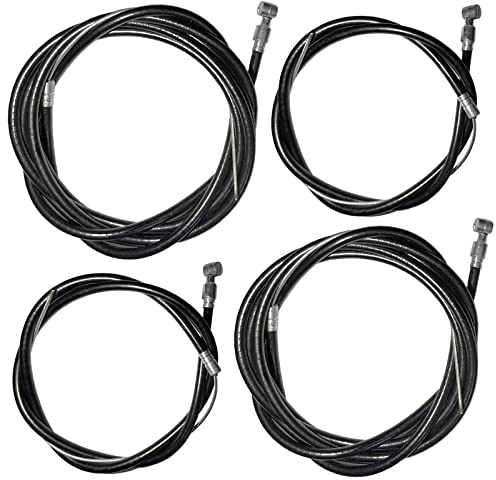 Lomodo 2 Pair Bicycle Brake Cable Brake Wire (Front and Rear) for Mountain/Road/MTB Bike (4)