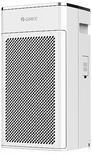 Purificatore Aria con Filtro Hepa h13 e Lampada UV, CADR 340M³/H per Casa 80㎡ Depuratore d'Aria Domestico Allergie Elimina il 99,97% di Odori Muffa Pollini Acari Air Purifier Aspiratore Fumo Sigaretta