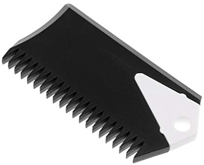 Surfbrett Leine 8.5cm Surfbrett Wax Comb SUP Surfboard Wachs entfernen Kamm mit Fin Key Schwarz for Wassersport Surfen Surfbretter Bodyboard Schwarz Surfbrettwachs