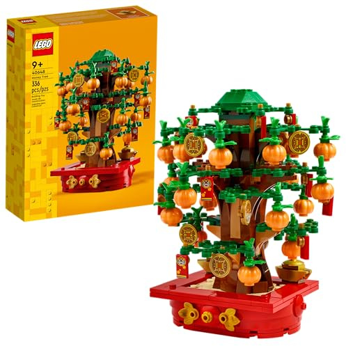 LEGO Money Tree - Lunar New Year Building Toy - Kids Chinese Culture Learning and Educational Toy for Boys and Girls, Ages 9+ - Holiday Decorations for Table - 40648