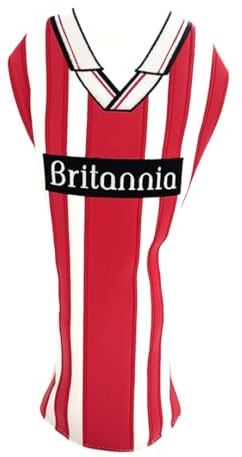 Caddy Club Golf Headcover – Stoke, Victoria Ground Driver Headcover – perfekt golfgåva – passar alla större varumärken – klassiska fotbollsklubbsdesigner – premiumsömnad, hållbart foder – flera
