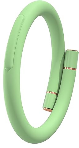 BuggyBands Mosquito Bracelets, Insect & Pest Mosquito Bands for Adults and Kids, DEET Free, Mosquito Wristbands Outdoor Patio Hiking Camping Gear Must Haves (10 Replacement Cores - Green)
