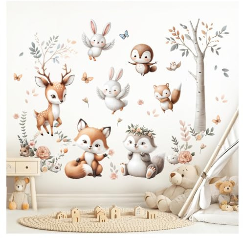 Little Deco Wandtattoo Waldtiere Fuchs REH DL5043 L