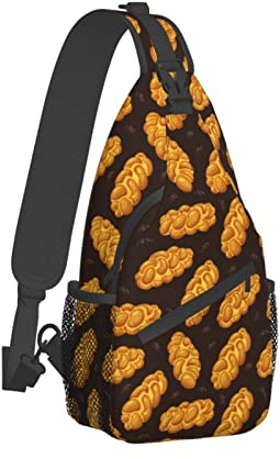 Sac à dos unisexe pour pain - Sac à bandoulière pour voyage, randonnée, sac à bandoulière pour femme et homme, Pain, taille unique