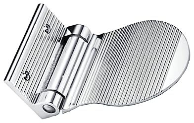 Luxshiny Bathroom Foot Rest Slip Pedal for Shower and Shaving Non-Slip Step Aid Silver Foot Holder for Shaving and Safe Bathing