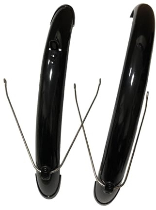 Baoblaze Parafanghi Pieghevoli per Bici Paraspruzzi per Bicicletta Protezione per Ruote da 20 Pollici Larghezza 46 mm Robusti parafanghi per Bici Neri