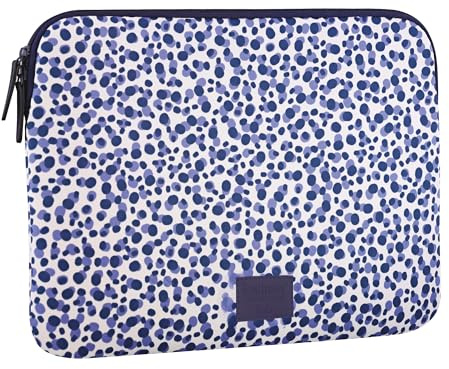 T'nB - Custodia per computer in plastica riciclata RPET, compatibile con MacBook Air 13 pollici e PC 13-14 pollici, custodia per computer antiurto da 14 pollici, design resistente - Modello Blueberry