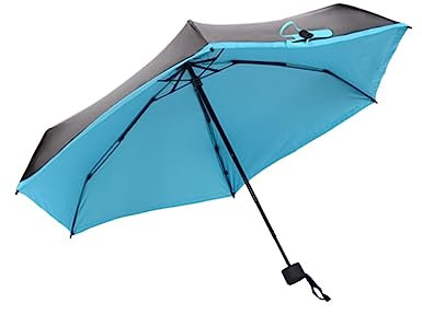 BESTYASH Parapluie Pliable Anti UV Mini, Cinq Plis, Compact de Poche