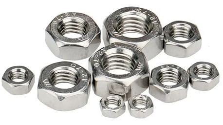 Sechskantmutter aus Edelstahl 304 for M18 M20 M22 Schraubenbolzen(M22(1 Piece))