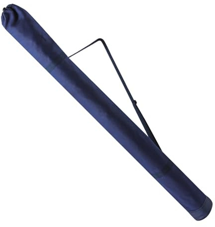 Asukohu Faltbare Angelrutentasche, Handtasche, große Kapazität, Angelschirme, Tasche, verdickte Rutentaschen, wasserdichte Tasche, blau, 140 cm