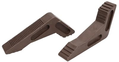 Topes de Puerta de Goma, Adecuados Para Todo Tipo de Suelos y Paneles de Puertas, Antideslizantes y Anticolisión, Extraíbles de Forma Flexible, Adecuados Para el Hogar y la Oficina (Marrón oscuro)