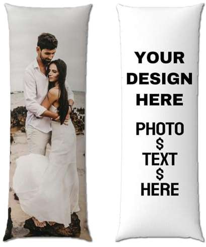 Naispanda Taie d'oreiller personnalisée avec Photo et Texte, Housse de Coussin personnalisée pour canapé, Chaise, lit, Cadeaux personnalisés pour Anniversaire et Mariage