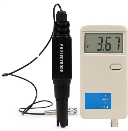 Testeur de pH haute précision, rétroéclairage numérique, testeur de qualité de l'eau for laboratoire, eau potable, aquarium, hydroponie