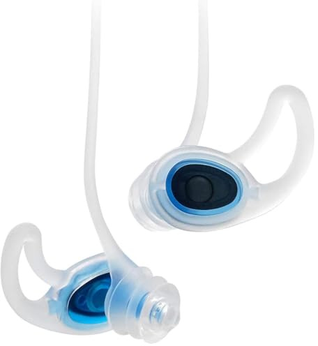 ADV. Eartune Aqua U Ear Plugs for Swimming – Waterproof Silicone Swimmers Ear Plugs for Adults, Men & Women, Universal Fit with Lanyard, Blocks Water but Lets Sound in, Ideal for Pool and Surfing