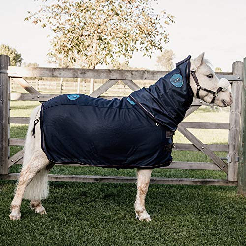 Kentucky Kentucky Horsewear Tiny Magnetic Rug Recuptex Ponydecke, Stalldecke, Pony (80), Marine, Polyester-Mischung