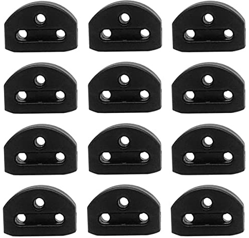 TUOREN 12pcs Guitar String Ties BridgeBeads for Acoustic Classical Guitar & Nylon String Guitar (Black Color)