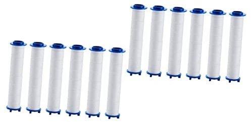 STOBAZA 2 Sätze Duschfilter-nachfüllpackung Supercharge-duschersatzfilter Wasseraufbereitungs-ersatzfilter Pp-baumwollmaterial 6 Stück