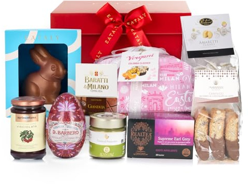 Eataly – Cesto Gastronomico Pasquale con specialità dolci – La Pasqua Golosa e Raffinata - Kit con 9 raffinati prodotti per uno straordinario regalo!