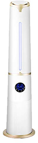 IUokLU Air Humidifier Floor Type Add Water Home Office Smart Remote Control Silent Constant Humidity Large Capacity Bedroom Humidifier Suitable for Dry Skin Nose and，Golden Foundation
