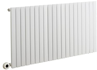 MILANO 1200W White Single Flat Panel Electric Radiator UK Plug 635 x 1180mm
