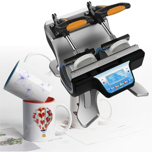 XEEAOFE 10Oz-17Oz Presse à Gobelets Vierges par Sublimation, Tasses à Café, Presse à Tasses, Bouteille d'eau en Verre, Transfert Thermique DIY,110V