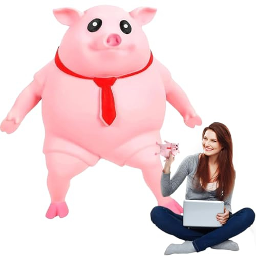Schweine Quetschspielzeug Stressbälle, Anti Stress Schwein Geschenke, Stress Schweins, Spielzeug Schweins, Schw/EIN Zum Schlagen, Wutschwein Rosa, Lustiges Fidget Spielzeug, für Erwachsener