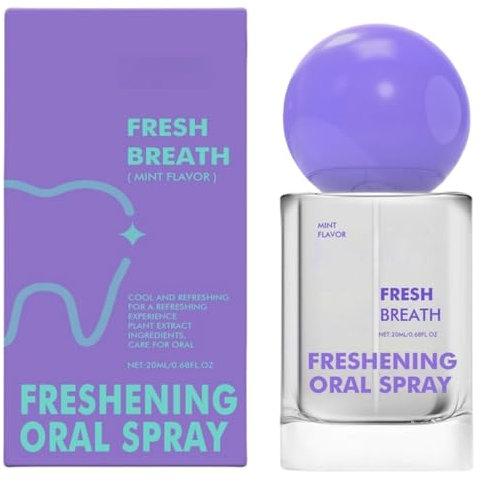 Pro-Biotic Oral Spray,Pro-Biotic Breath Spray,Mouth Spray,Breath Freshener Spray,Bad Breath Treatment for Adults,Fresh Breath Spray for Bad Breath,Long-Lasting Mouth Freshener Spray,Dry Mouth Spray