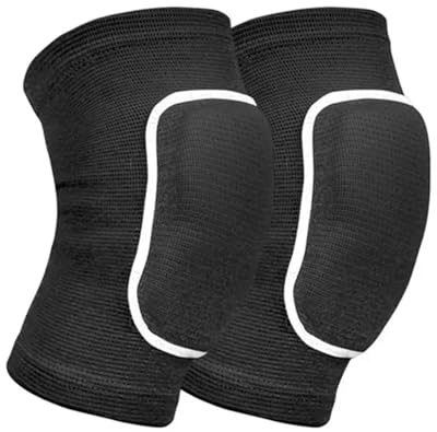 AYWTIUN 2pcs/Set Sports Kneepad Men Knee Pads Knee Support Fitness Gear Basketball Knee Brace Protector Male Non-Slip Sport Safety Women for knee protection(Black,M)