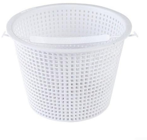 Professional 8-Inch Swimming Pool Skimmer Basket with Extra Weight Block for Above Ground Inground Pools Maintenance and Cleaning Replacement Basket